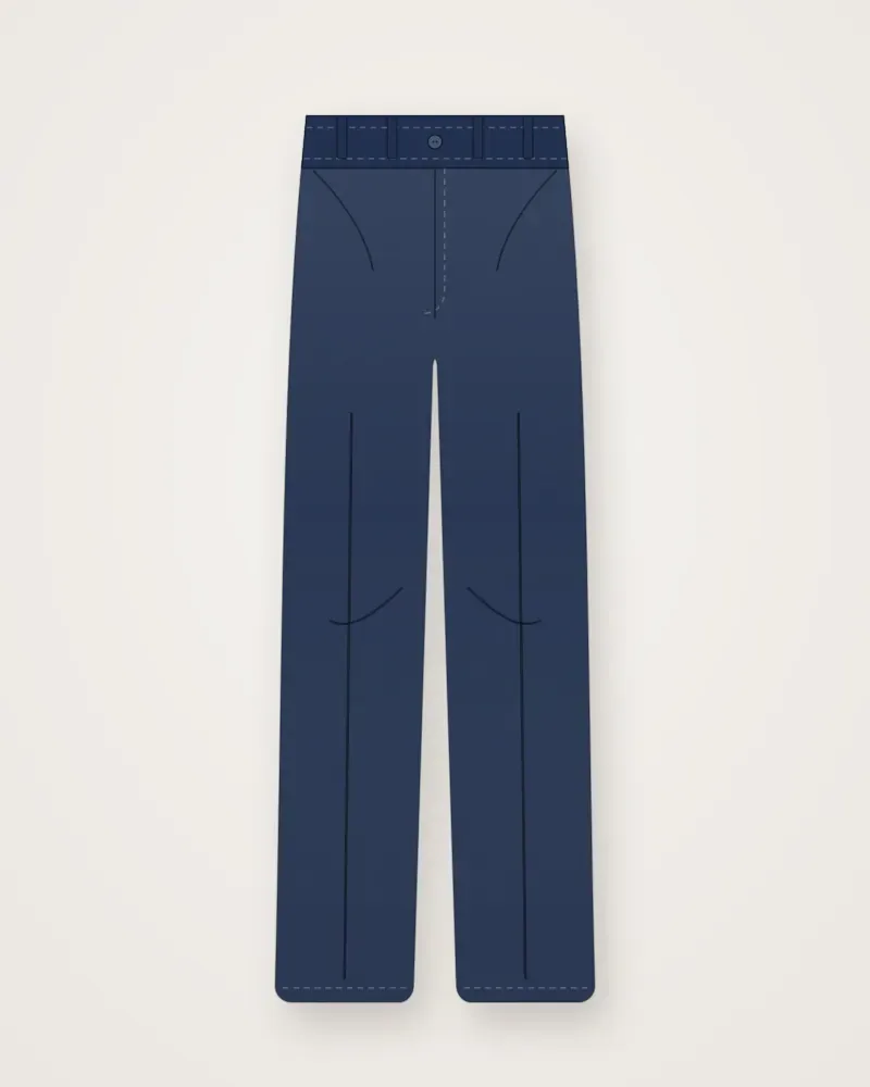 Celana Chino Slim, Navy