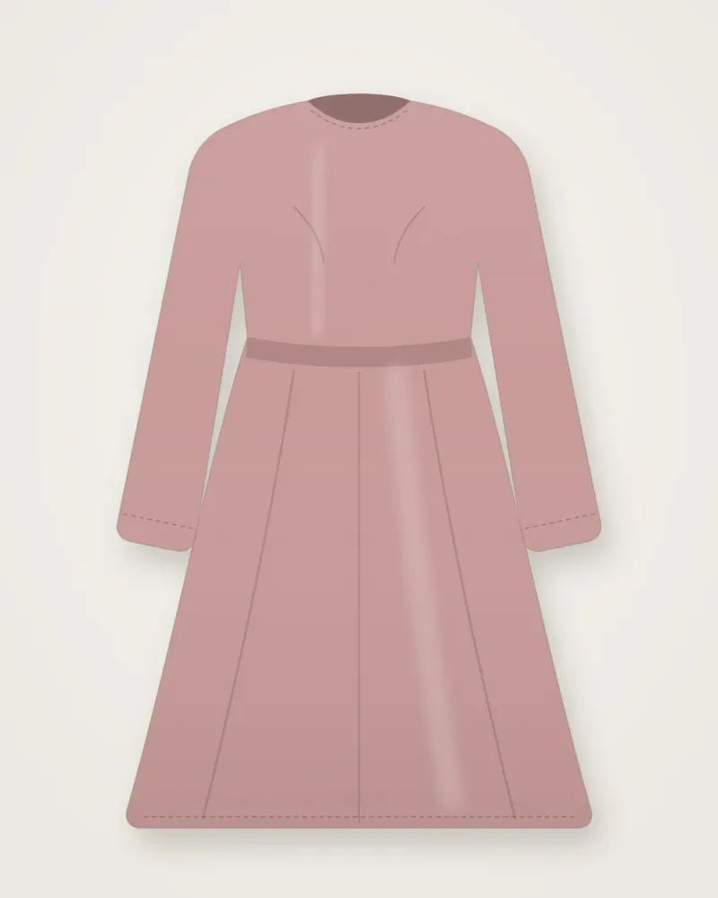 Gamis Anak, Dusty pink