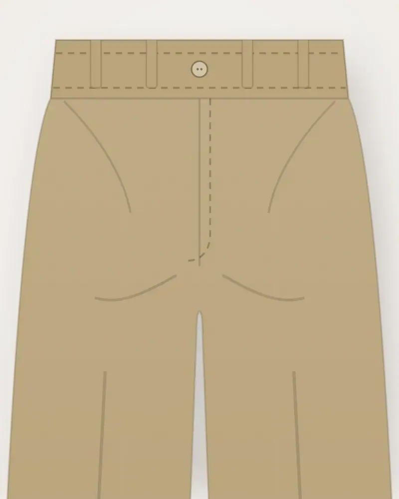 Kids' Pull-On Shorts, Khaki, close-up